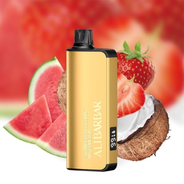 ALIBARBAR-9000-Puffs-Vape-Strawberry-Coconut-Watermelo-The-Vape-Bar-www.thevapebar.com_.au_.jpg ALIBARBAR INGOT 9000 PUFF – STRAWBERRY COCONUT WATERMELON