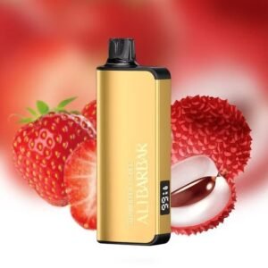 ALIBARBAR INGOT 9000 PUFF – STRAWBERRY LYCHEE