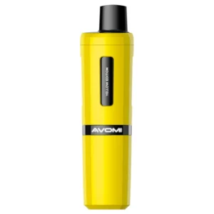 Avomi FLIQ Prefilled Kit – Yellow Edition | 2400 Legal Puffs | 20mg Nic Salt | USB-C Rechargeable