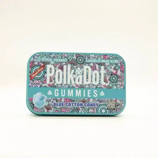 Polkadot Blue Cotton Candy Gummies For Sale