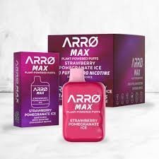 download-35.jpeg ARRĂ˜ MAX – Strawberry Pomegranate Ice (5,000 Puffs) Plant Powered Aromatherapy Device